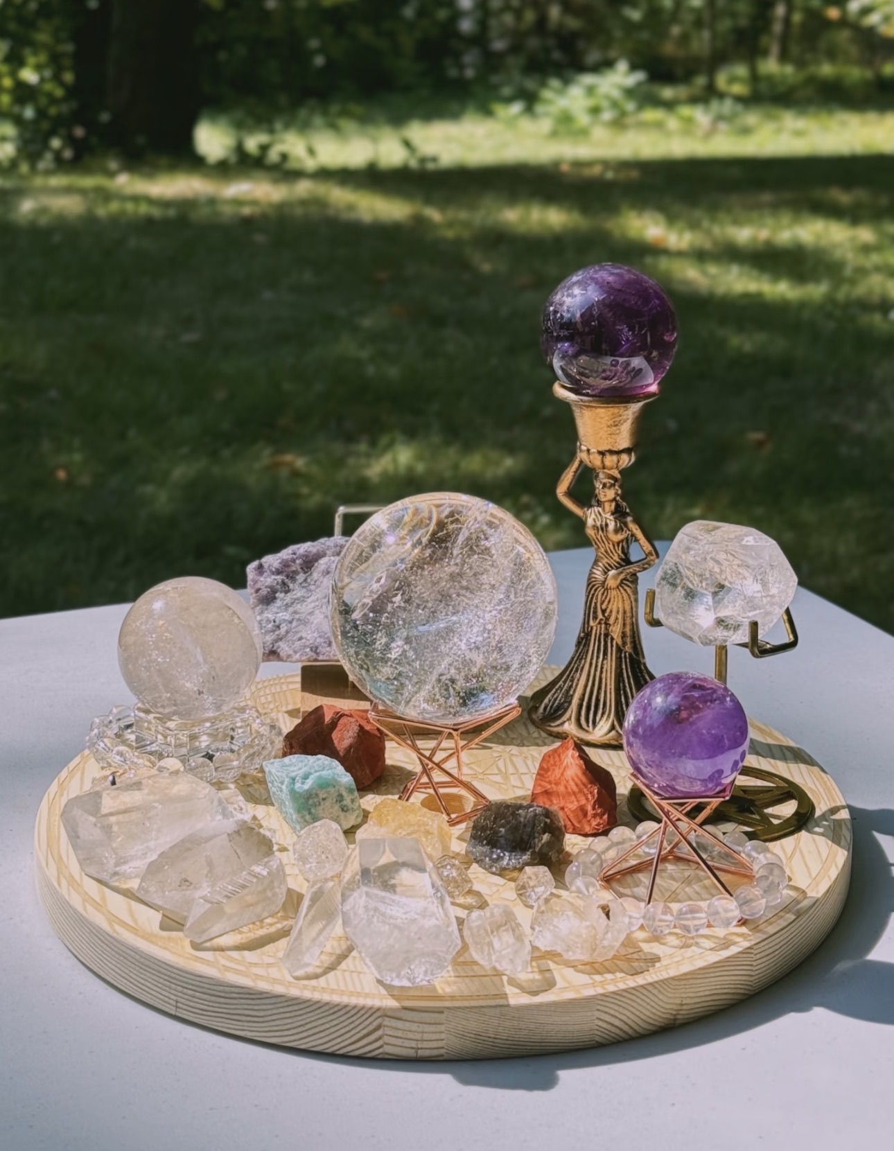 家居風水の水晶陣