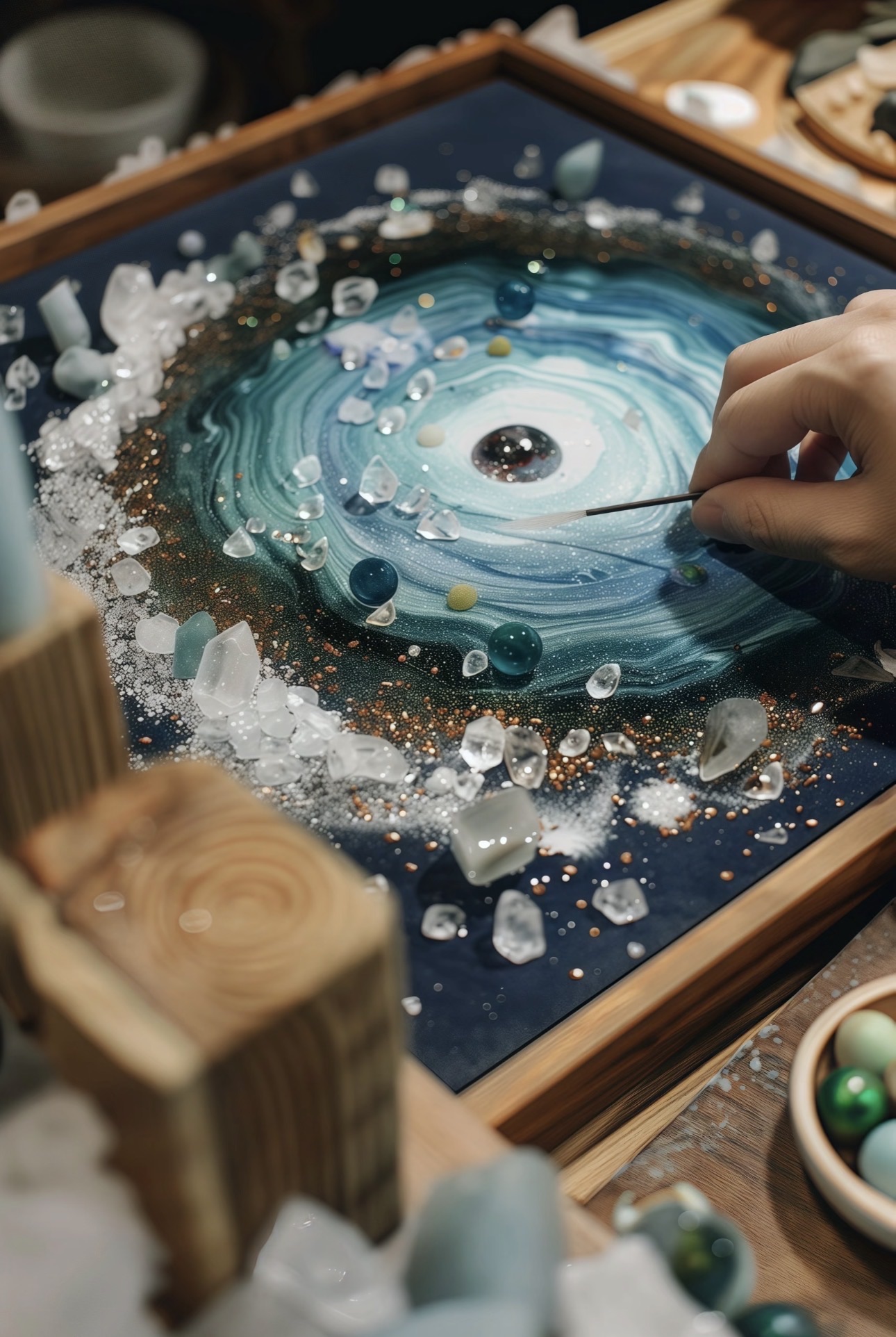 家居風水の水晶陣