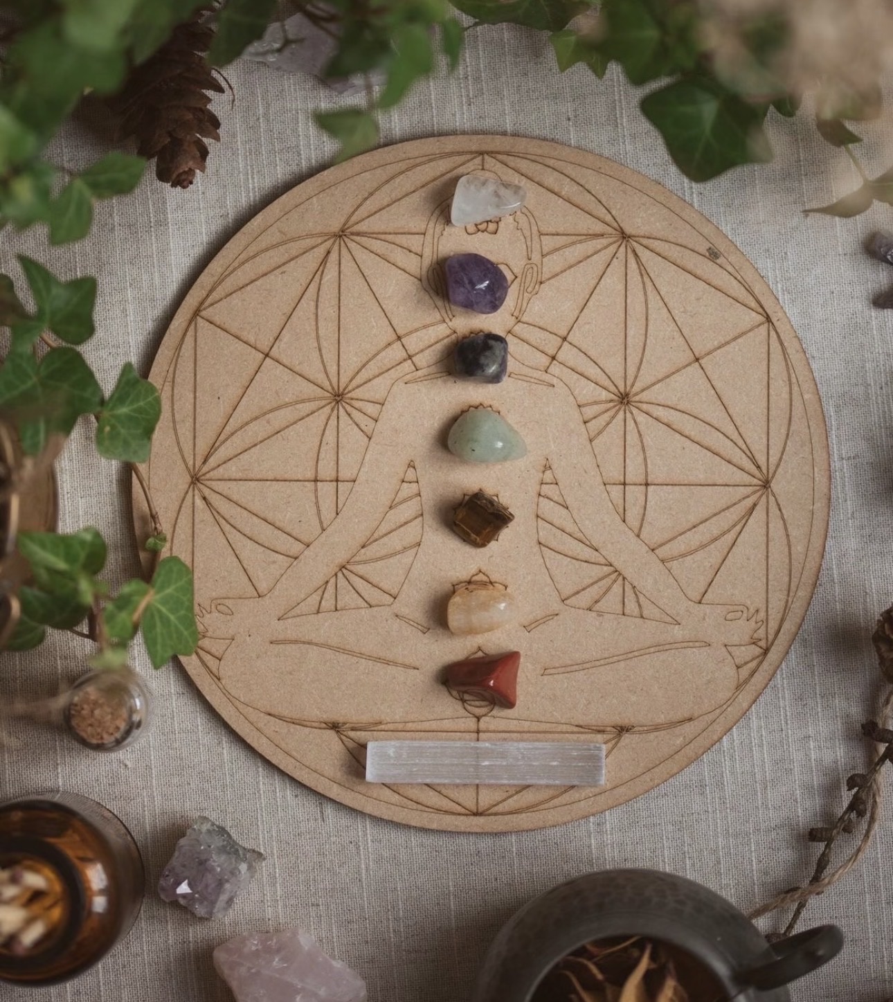 家居風水の水晶陣