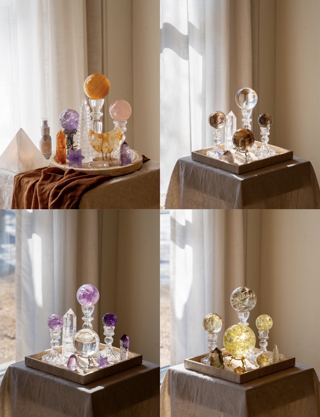 家居風水の水晶陣