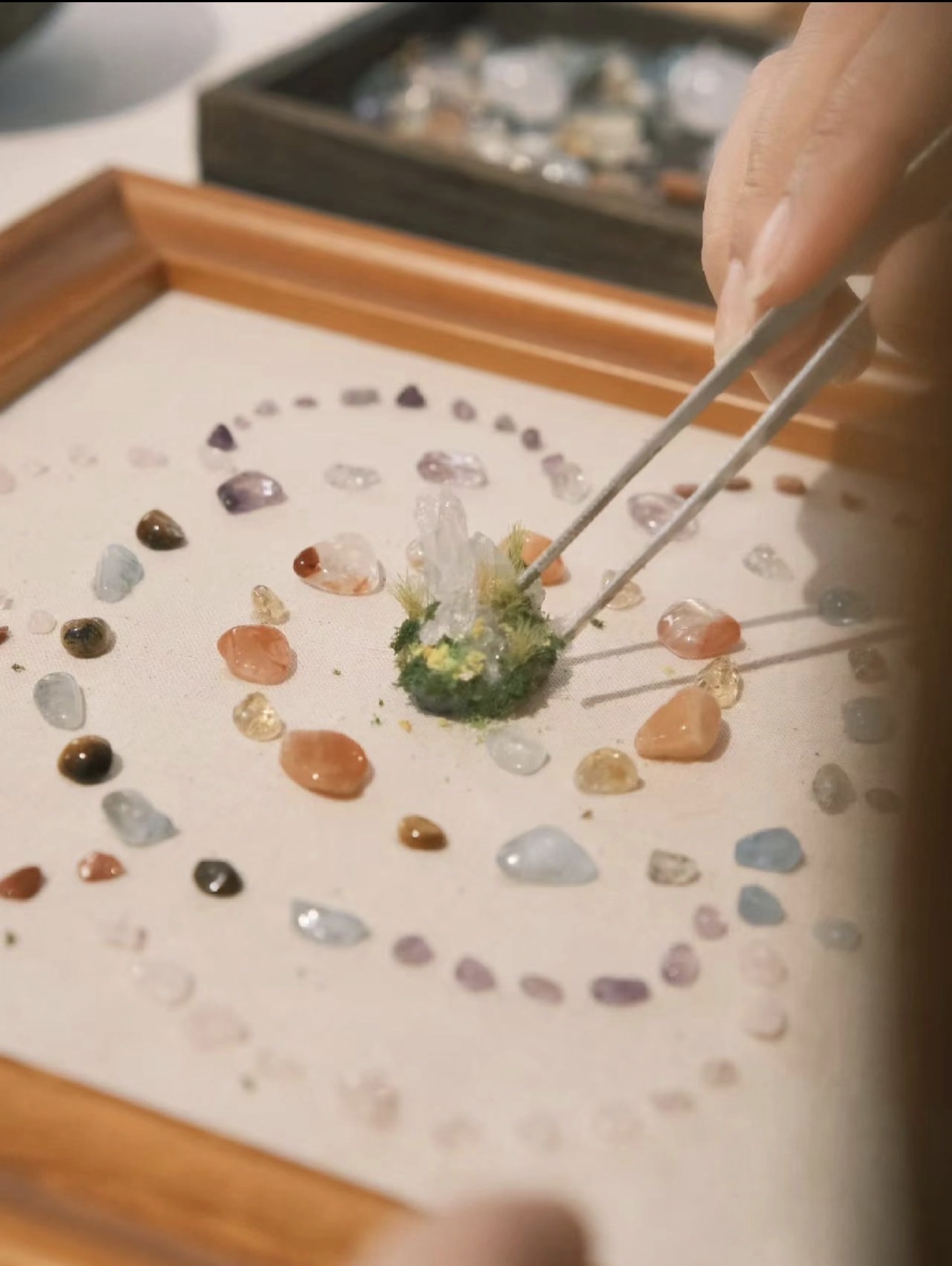 マンダラ水晶画ヒーリング